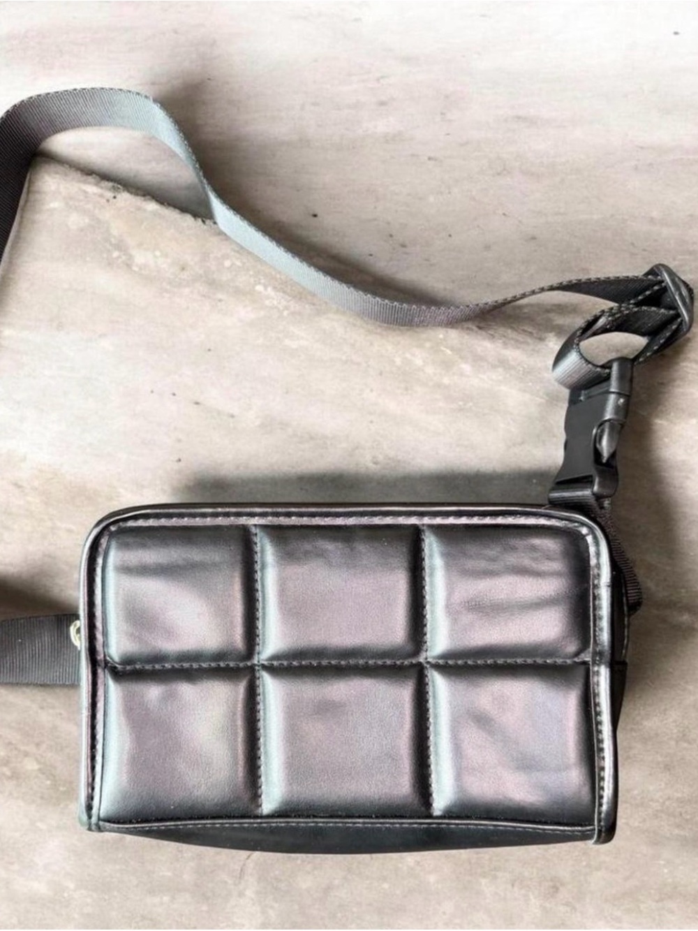 Amanda Uprichard Quilted Crossbody Bag in Black